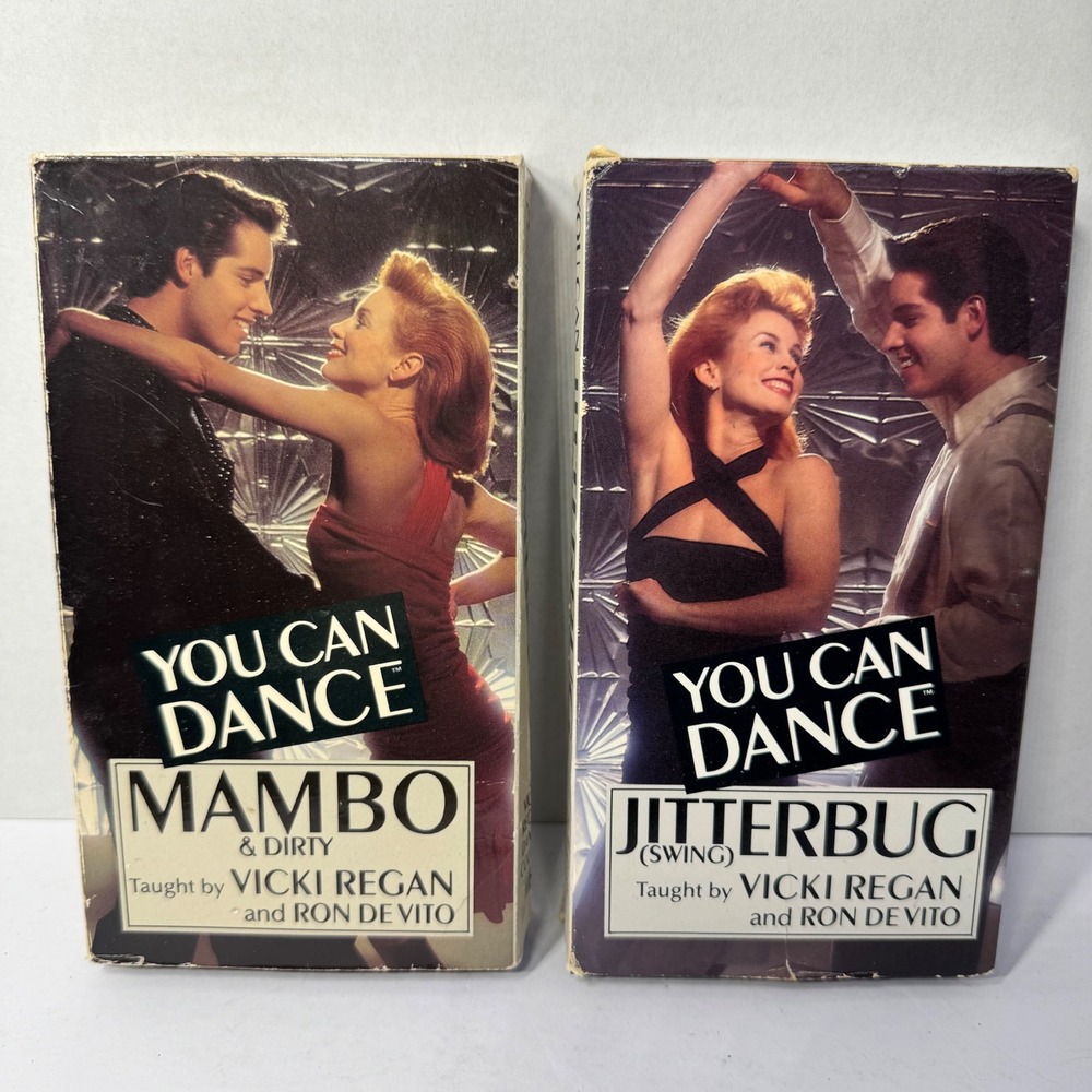 You Can Dance Mambo & Jitterbug Swing Vintage VHS 1989‎ Vicki Regan Ron DeVito
